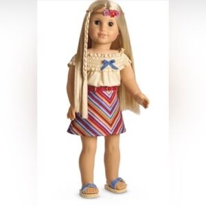 American Girl Julie’s Summer Skirt Set